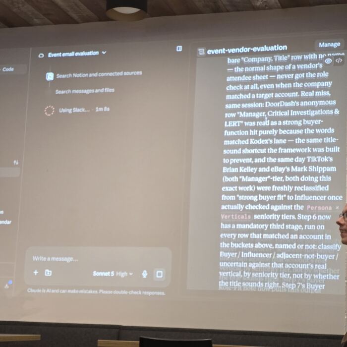 Frame 1 from the Claude Code Community Meetup, Station Austin, 10 August 2026