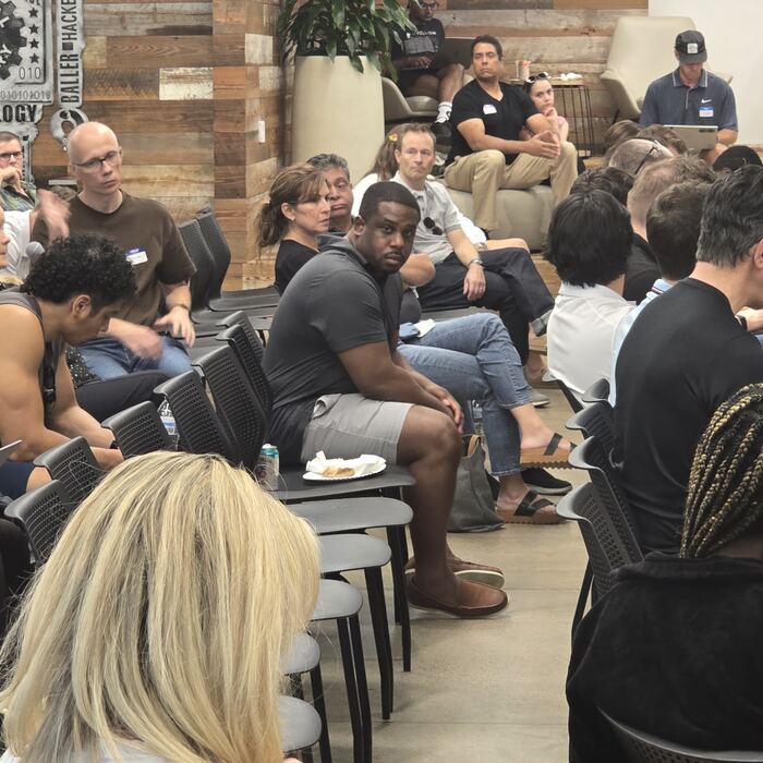 Frame 18 from the Claude Code Community Meetup, Station Austin, 10 August 2026