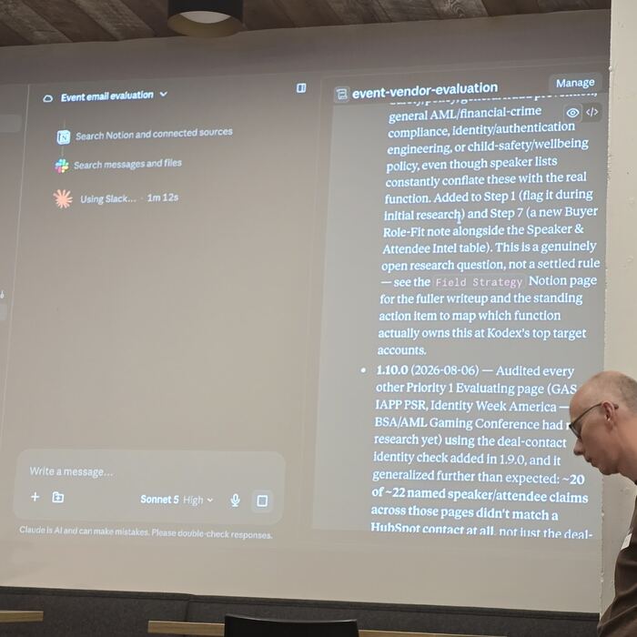 Frame 20 from the Claude Code Community Meetup, Station Austin, 10 August 2026