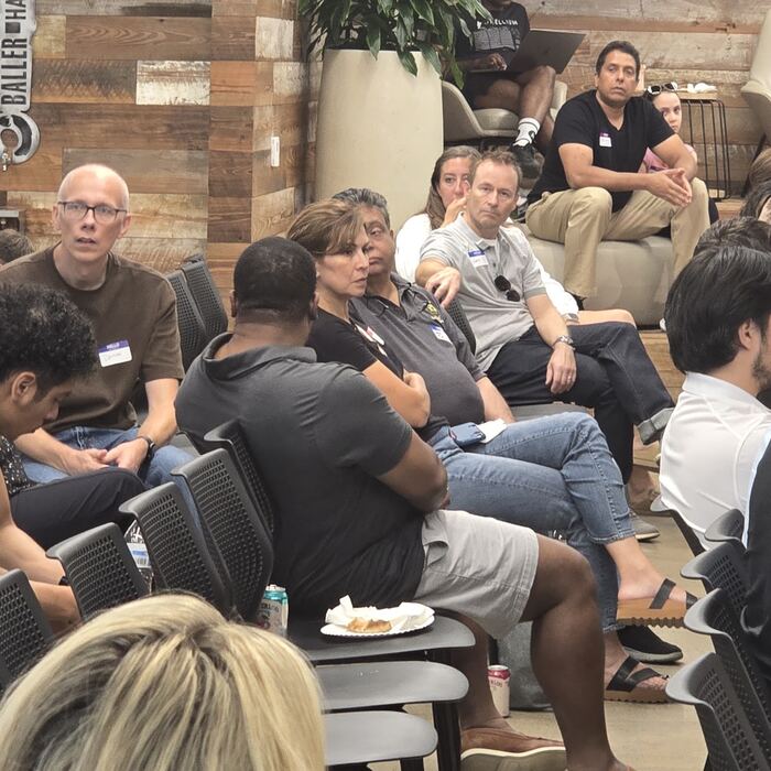 Frame 32 from the Claude Code Community Meetup, Station Austin, 10 August 2026