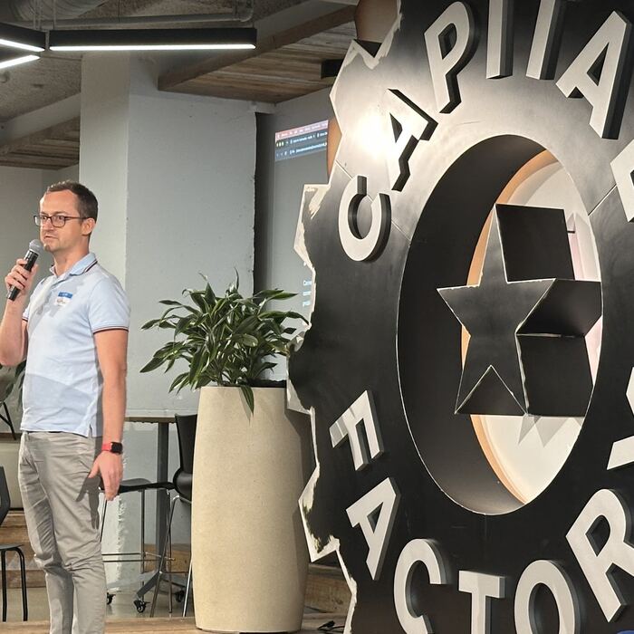 Frame 72 from the Claude Code Community Meetup, Station Austin, 10 August 2026