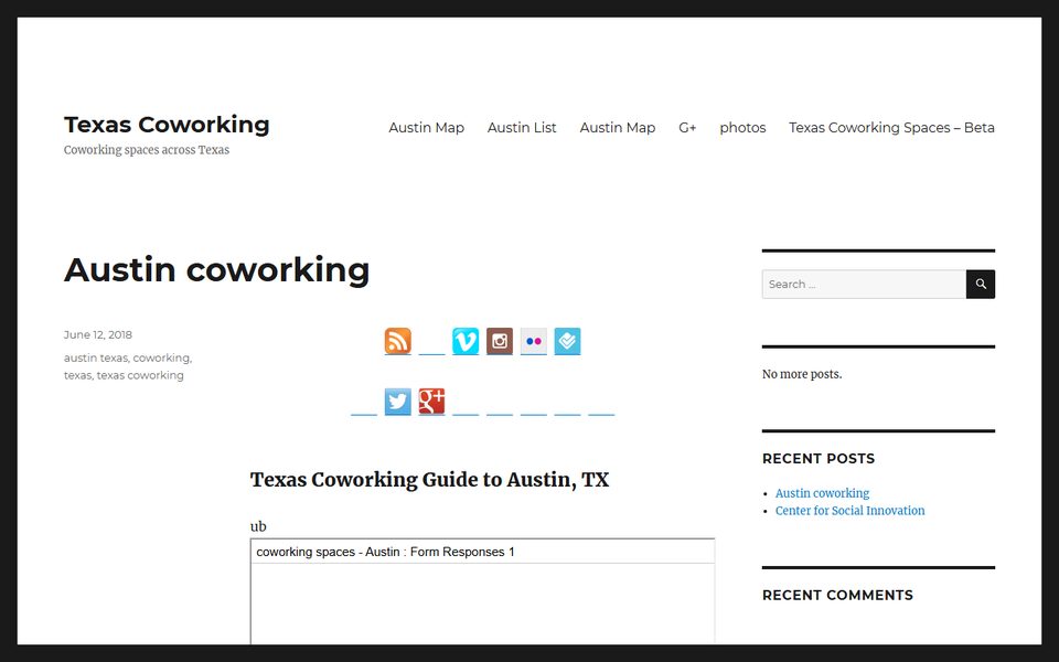Peak-activity snapshot of texascoworking.com from Aug 26, 2019
